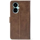 Чохол-книжка Crazy Horse Clasic для Tecno Camon 19 / 19 Pro Brown (Front) (49714) - изображение 3