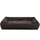 Лежак для собак всех пород EGO Bosyak Soft 2XL 120x100 Коричневый (лежанка для больших собак от 30 кг) - изображение 3