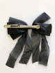 Бант на заколке для волос заколка Honey Fashion Accessories черный (12-61) - изображение 5