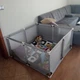 Дитячий манеж Манеж в детскую 125 × 125 см сірий 125 × 125 × 105 см - зображення 2