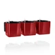 Розумний вазон Lechuza Green Wall Home Kit Glossy прямокутний 40 (48 x 15 x 14 см) яскравочервоний блискучий (13525) - зображення 1