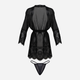 Podomka DKaren Housecoat Anette 2XL Black (5903251371026) - obraz 4