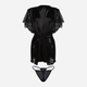 Халат жіночий DKaren Housecoat Ariana XS Black (5903251370913) - зображення 4