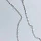 Серебряная цепочка "Фигаро" 55 2 г - изображение 5