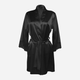 Podomka DKaren Housecoat Belinda 2XL Black (5903251397859) - obraz 3