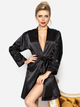 Халат жіночий DKaren Housecoat Betty L Black (5902230058712) - зображення 1