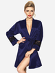 Podomka DKaren Housecoat Betty S Navy Blue (5902230059115) - obraz 1