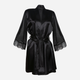 Podomka DKaren Housecoat Bonnie S Black (5903251381421) - obraz 3