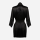 Халат жіночий DKaren Housecoat Clarisse L Black (5903251394582) - зображення 2