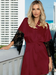 Podomka DKaren Housecoat Dagmara XS Crimson (5903251370319) - obraz 1