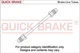 CU-0800A-A QUICK BRAKE Трубка тормозная 0.80m Quick Brake (CU0800AA) - изображение 1