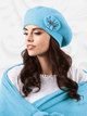 Beret damski Kamea K.18.012.44 One Size Turkusowy (5903246701050) - obraz 1