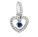 Zawieszka charms Pandora Signature 798854C12 Srebrna (5700302860801) - obraz 1