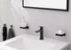 Змішувач для раковини 100 Hansgrohe Logis Fine (колір - чорний матовий), з донним клапаном push-open 71252670 - изображение 2