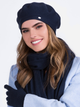 Beret damski Kamea K.20.045.12 One Size Ciemnoniebieski (5903246735024) - obraz 1