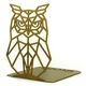 Упори для книг Owl Золотисті - зображення 5
