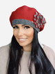 Beret damski Kamea K.22.011.15 One Size Wino (5903246755381) - obraz 1