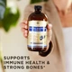 Цитрат кальция и магния с витамином&nbsp;Д3 Solgar, Calcium + Magnesium Citrate, with Vitamin D3, Liquid, 473&nbsp;мл - изображение 5