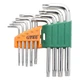 Ключи TORX 9шт T10-T50мм CrV (короткие с отвер) GRAD (4022275) 4490549 - изображение 2
