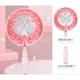 Генератор мыльных пузырей Round Bubble Wand, в виде ветряной мельницы, розовый, 1шт - изображение 4