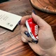 Usb запальничка брелок Кед з ліхтариком червоного кольору - изображение 3