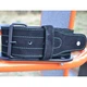 Атлетический пояс MadMax MFB-301 Suede Single Prong шкіряний Black/Green XXL (MFB-301_XXL) - изображение 8