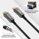 Кабель ATZEBE LHC-B50 HDMI to HDMI 4K 60Гц 50м Черный - изображение 3