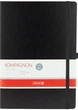 Записна книга блокнот А4 Brunnen 96 арк. у лінійку тв. обл. чорний Компаньйон - изображение 1