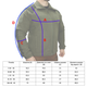 Кофта флісова тактична розмір М олива - зображення 7