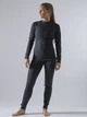 Комплект термобілизни спортивний жіночий Craft Core Dry Baselayer Set Woman 1909706-999000 XL Чорний (7318573430630) - изображение 1