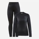 Комплект термобілизни спортивний жіночий Craft Core Dry Baselayer Set Woman 1909706-999000 XL Чорний (7318573430630) - изображение 6