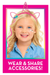 Lalka-manekin Just play Barbie Glitter Hair Deluxe Styling (886144635762) - obraz 6