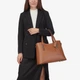 Сумка женская кожаная тоут большая Regina Notte Tote 8066 Темно-рыжий - изображение 2