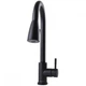 Смеситель кухонный Globus Lux ALPEN SBT1-2031-BB с выдвижным изливом черный - изображение 4