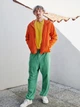 Ветровка мужская Uniqlo 917270446 3XL Оранжевая (1159790995) - изображение 5
