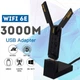 Адаптер WiFi 6E 2.4/5/6GHz 160MHz RTL8832CU USB3.0 802.11AX Mu-MIMO 1024-QAM 2х5 дБ с подставкой - изображение 1