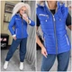 Fashions • Куртка трансформер женская Entony Fashions 42 электрик (№3503/а-бр-мк) - изображение 3