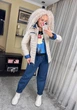 Fashions • Куртка трансформер женская Entony Fashions 46 бежевый (№3503/а-бр-мк) - изображение 6