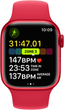 Smartwatch Apple Watch Series 8 GPS 41mm (PRODUCT)RED Aluminium Case with (PRODUCT)RED Sport Band (MNP73/A) - obraz 5