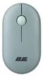 Комп'ютерна миша 2E MF300 Silent, Ashen Green, Bluetooth / USB (2.4GHz), оптична, 1600 dpi, 3 кнопки, до 10 м, 1xAA - зображення 1