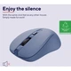 Мышка Trust Mydo Silent Wireless Blue (25041) - изображение 7