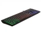 Клавіатура Gembird KB-UML-01-UA, Black, USB, 3-х кольорове підсвічування в стилі "райдуга", українська розкладка, 1.45 м - зображення 2