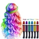Крейда для волосся кольорова Hair chalk 10 кольорів - зображення 3
