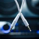 Кабель Xqisit Audio Cable 3.5 mm to 3.5 mm White (4029948026954) - GIFT - изображение 2