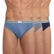 D09B8-труси*3-DIM чоловічий-bleu j/gris s/bleu d-4 - изображение 2