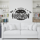 Наклейка Хэллоуин для стен и окон Happy Halloween Тыква 1000*560мм Happy Pocket самоклеющаяся декор матовая Черный (HP-018L-070M) - изображение 3