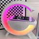 Беспроводная Bluetooth Колонка Borofone DR08 с Беспроводной Зарядка Телефона |RGB,BT 5.1,AUX,TF,USB, 3h| Белая - изображение 5
