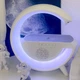 Беспроводная Bluetooth Колонка Borofone DR08 с Беспроводной Зарядка Телефона |RGB,BT 5.1,AUX,TF,USB, 3h| Белая - изображение 7