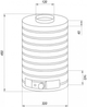 Сушарка для овочів і фруктів PROFITM ЄСП-02 (20 л) - зображення 5