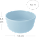 Глубокая тарелка силиконовая MinikOiOi Bowl Mineral Blue (101080103) - изображение 2